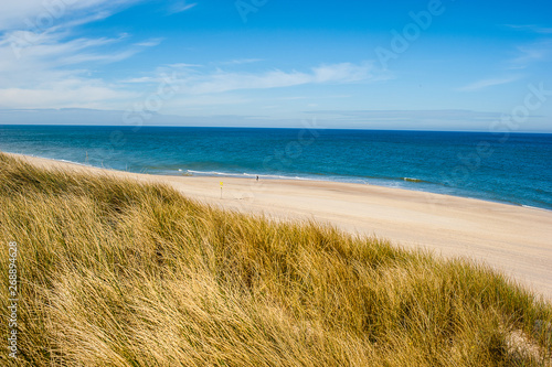 Beach landscape of island Sylt, Germany