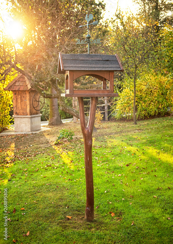 Nice birdhouse in the morning