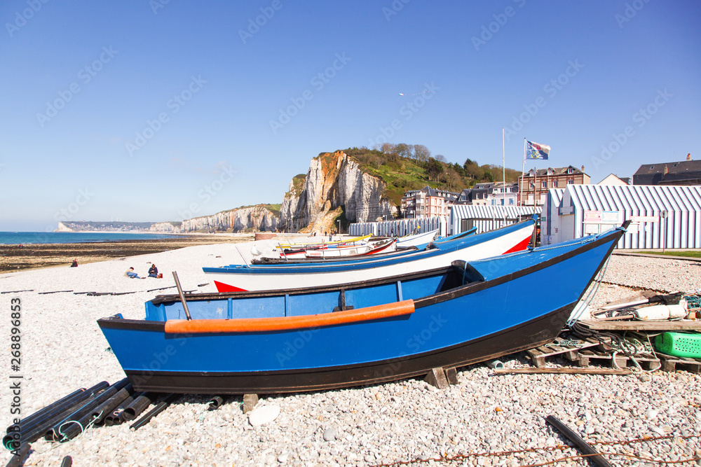 fishing Boats on the Beach  Yport  Upper Normandy