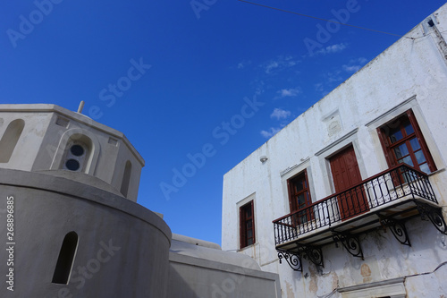 Photo from famous castle in chora of Naxos island, Cyclades, Greece