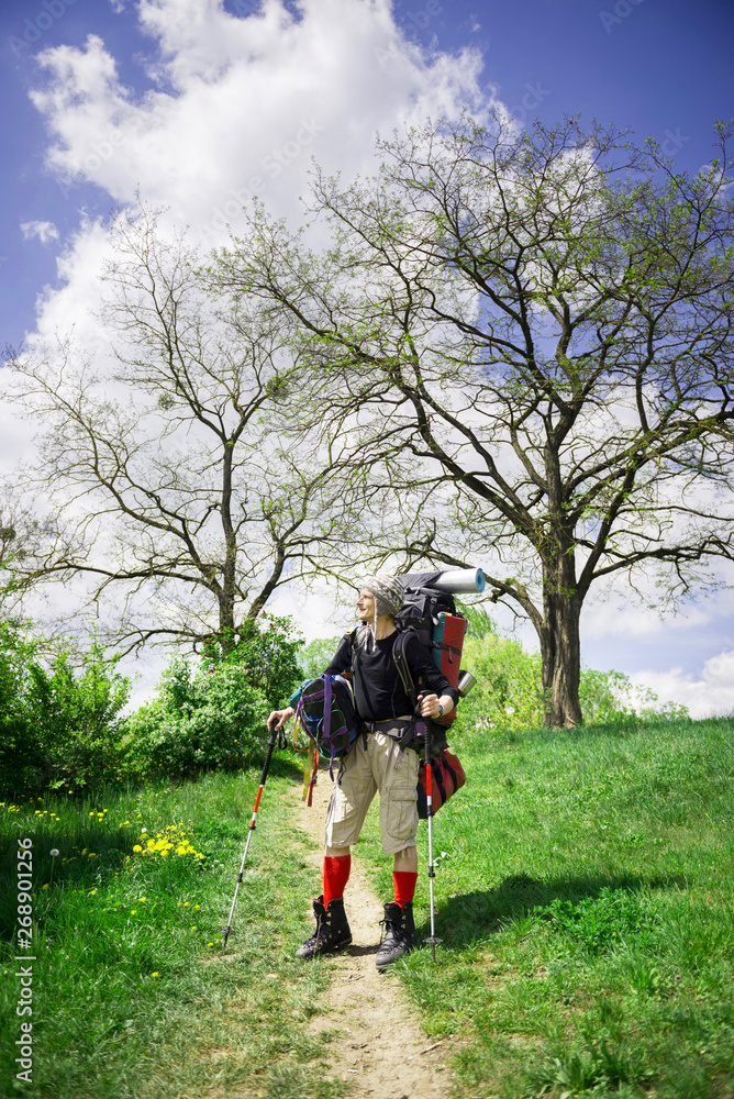 huge novice backpack in the mountains huge novice backpack in the mountains