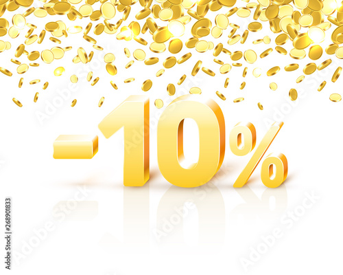 Big Discount, action with share discount percentage 10.