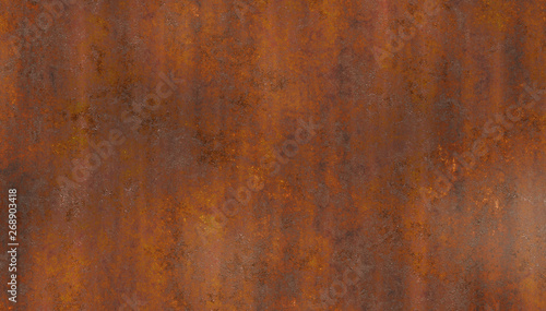 surface of rusty metal plat