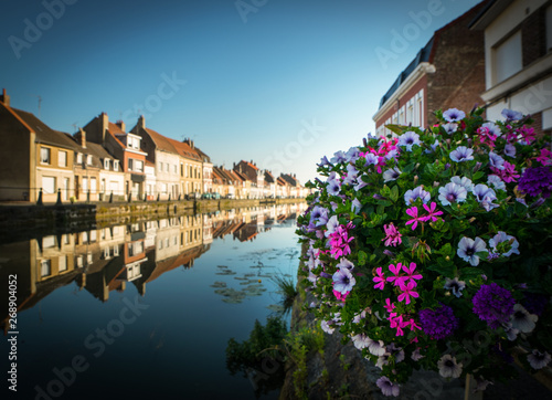 Saint-omer town canals