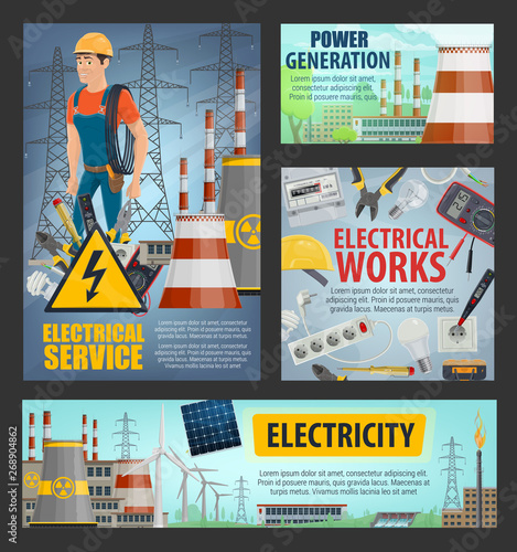 Electrical service, electricity power generation