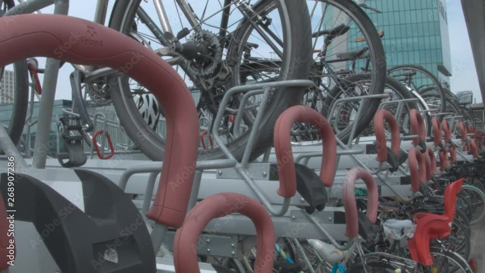 Fahrradabstellanlage, Zurich Hardbrucke, Fahrradabstellanlage, Zurich Hardbrucke,