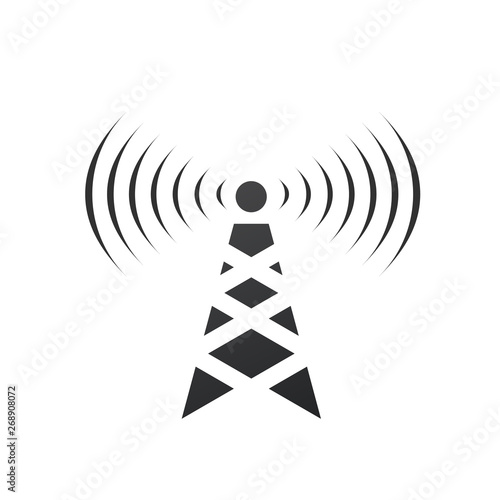 Cell Phone Tower with waves...