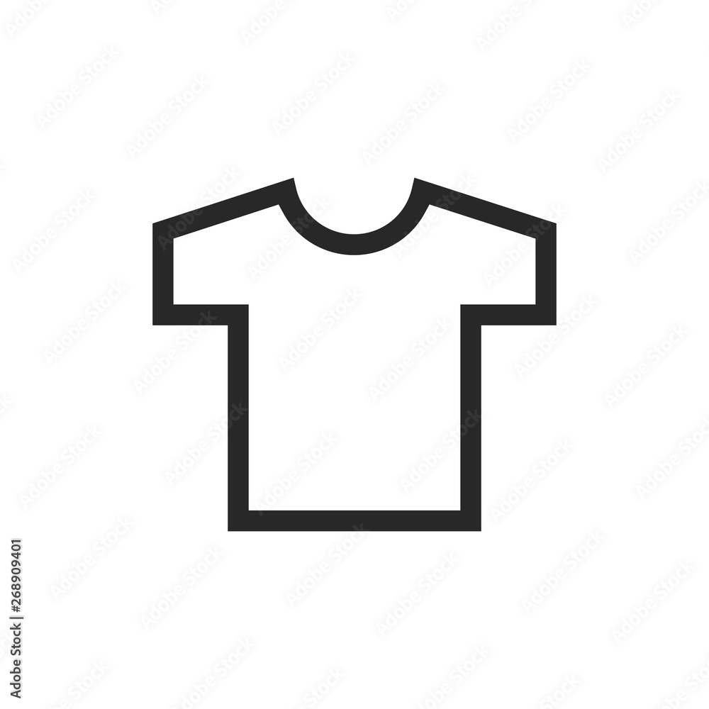 T-shirt vector icon T-shirt vector icon