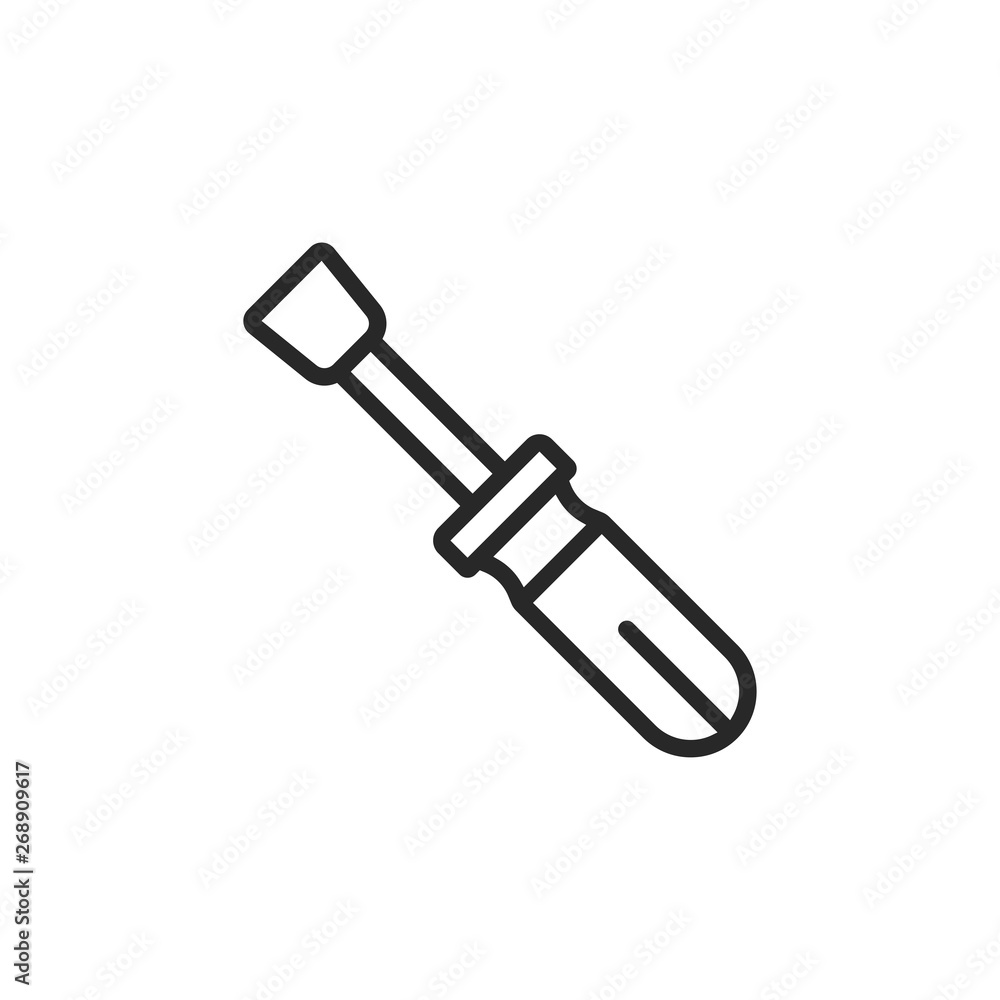 Screwdriver vector icon Screwdriver vector icon
