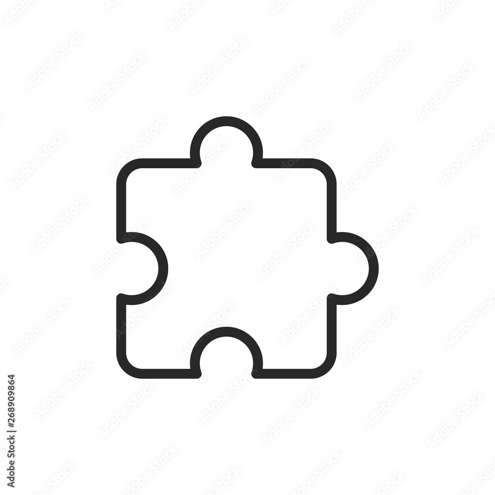 Puzzle vector icon Puzzle vector icon
