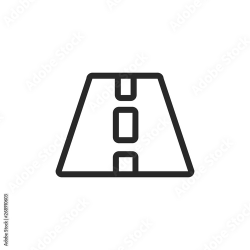 Road vector icon