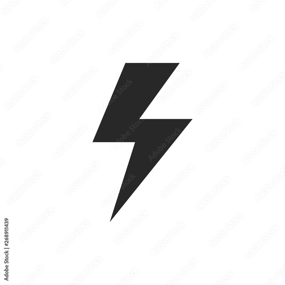 Lightning vector icon Lightning vector icon
