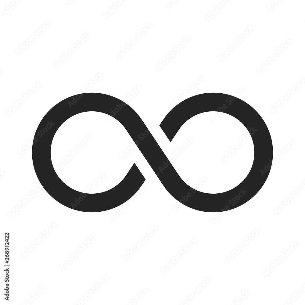Infinity vector icon Infinity vector icon