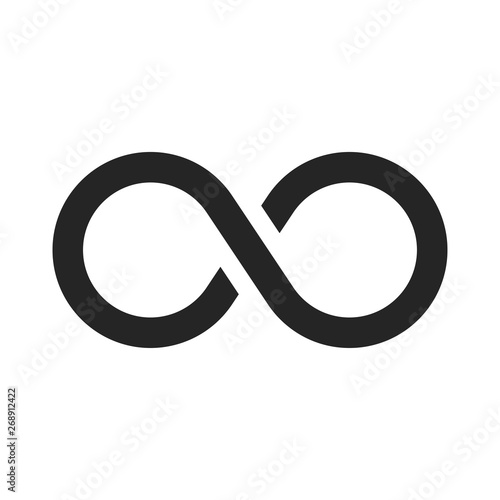 Infinity vector icon