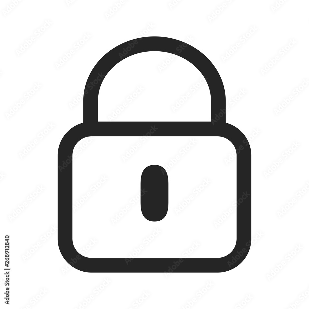 Lock vector icon