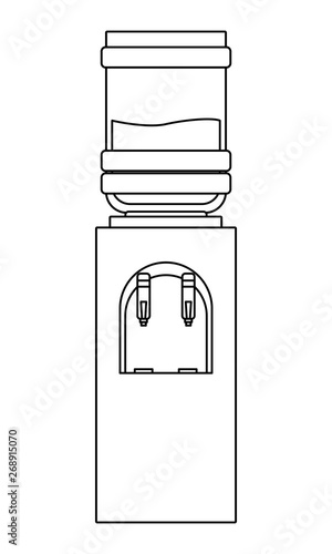 water dispenser icon black and white