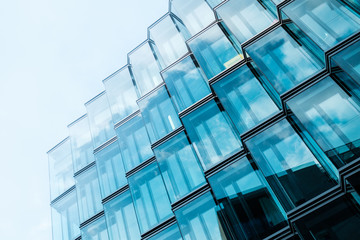 modern  architecture, office building glass facade