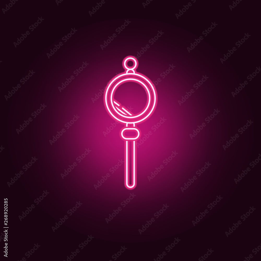 Fotografie Censer neon icon