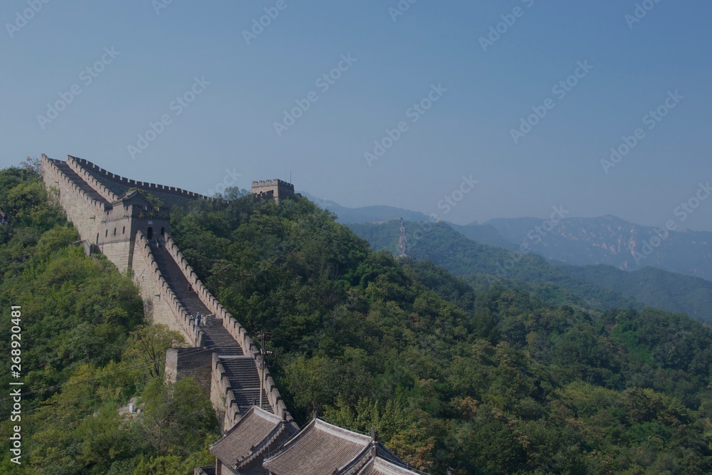Great Wall of China in summer