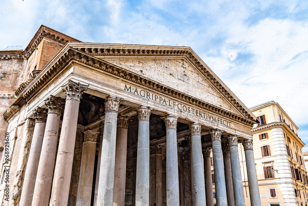 Pantheon - former roman church, Rome, Italy