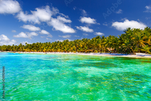 Dominican Republic, the Caribbean Sea, the sunny beaches of Saona Island © Viktor