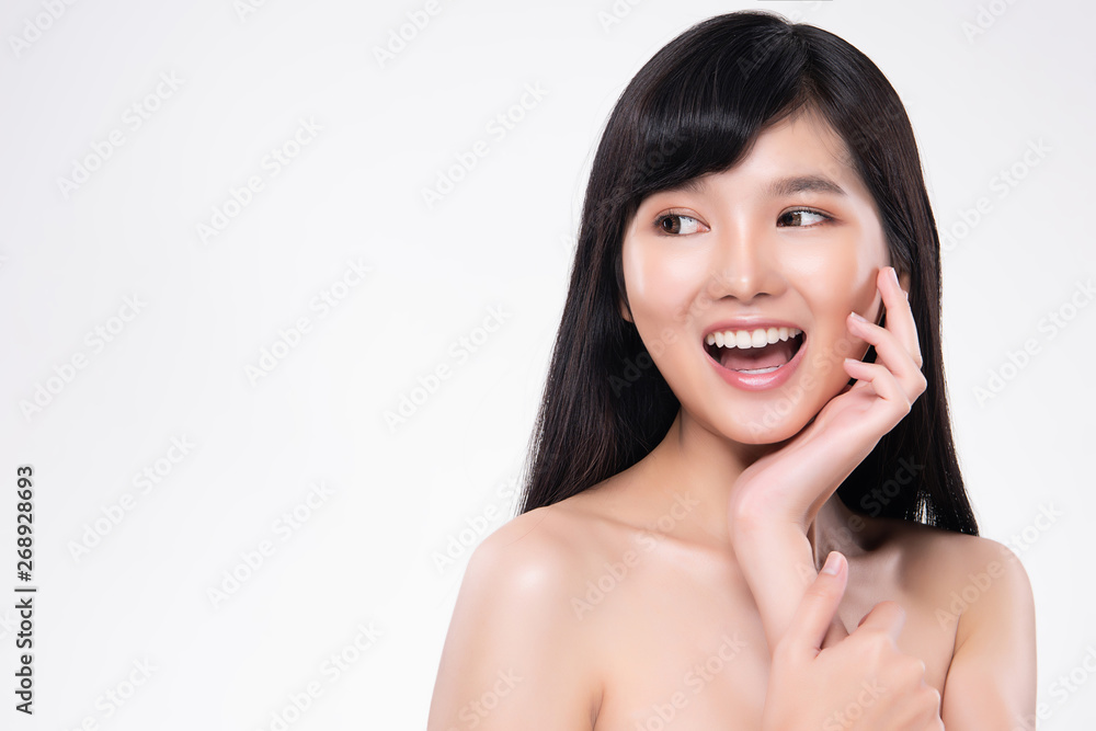Beautiful Young asian Woman with Clean Fresh Skin Beautiful Young asian Woman with Clean Fresh Skin