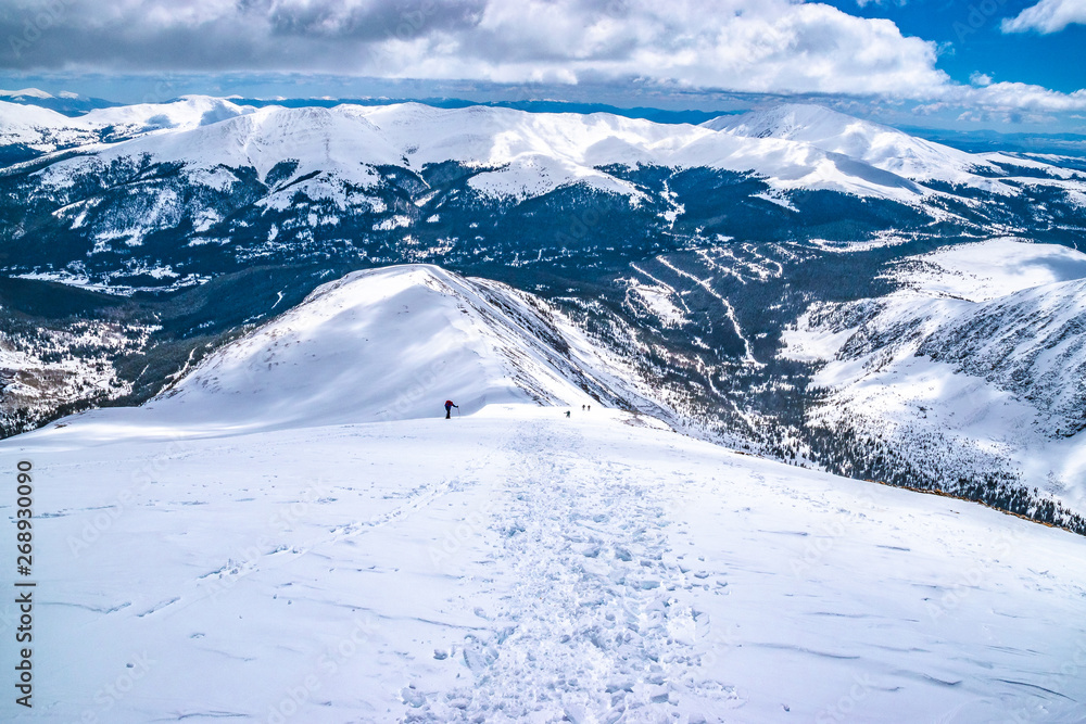 Beautiful Morning Hike Up Quandary Peak in Breckenridge, Colorado Beautiful Morning Hike Up Quandary Peak in Breckenridge, Colorado