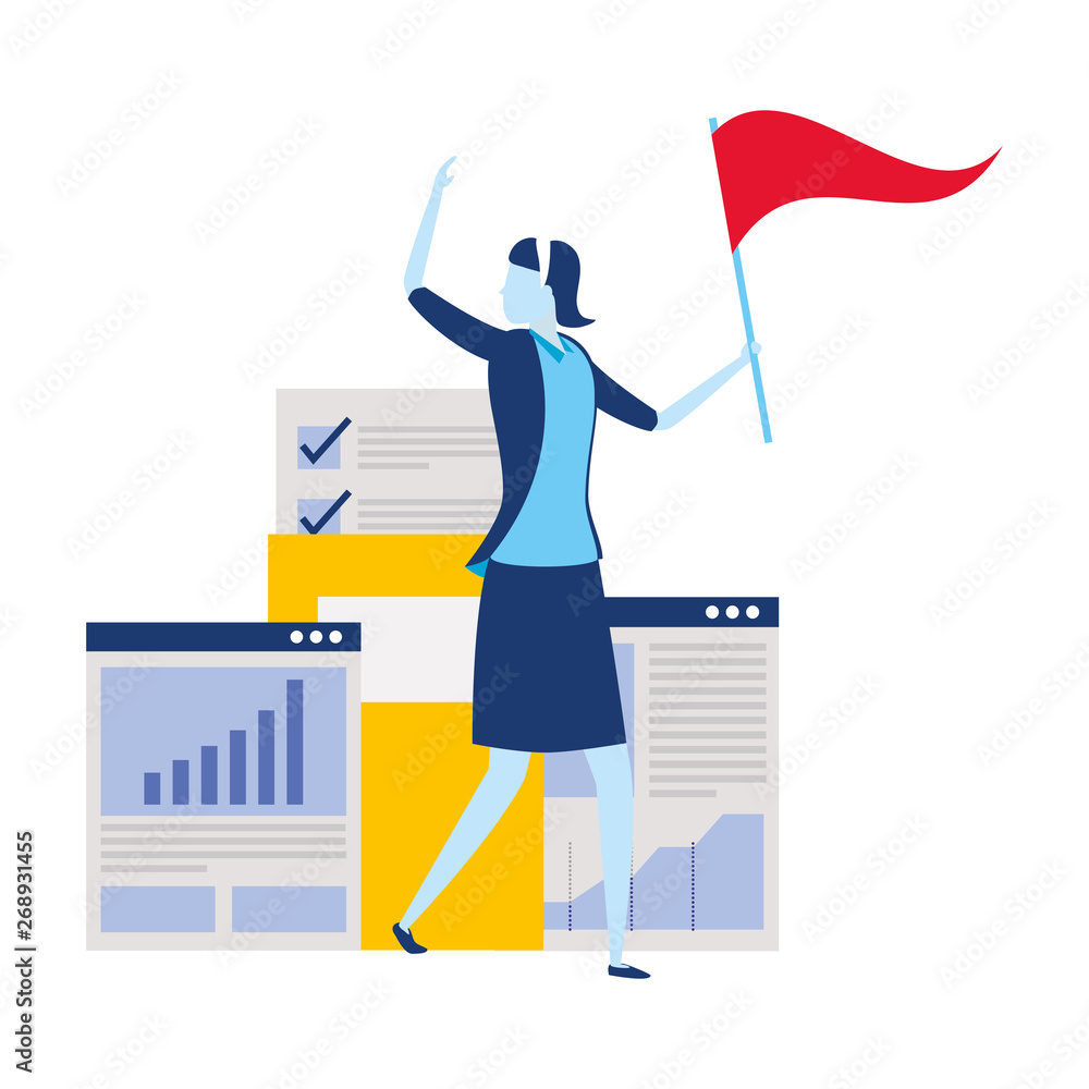 Fototapeta premium people business success