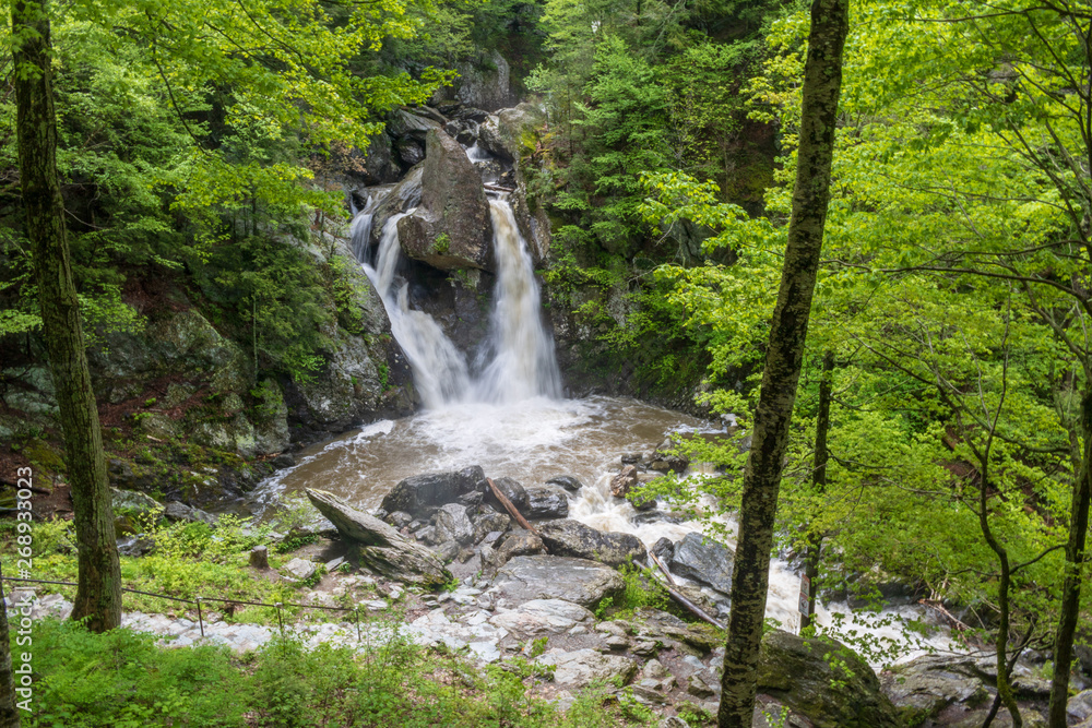 Bash Bish Falls seen from above