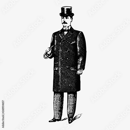 Gentleman fashion from the past