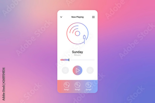 Music streaming application