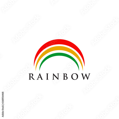 Free Download Rainbow logo icon design template - GFXLoad