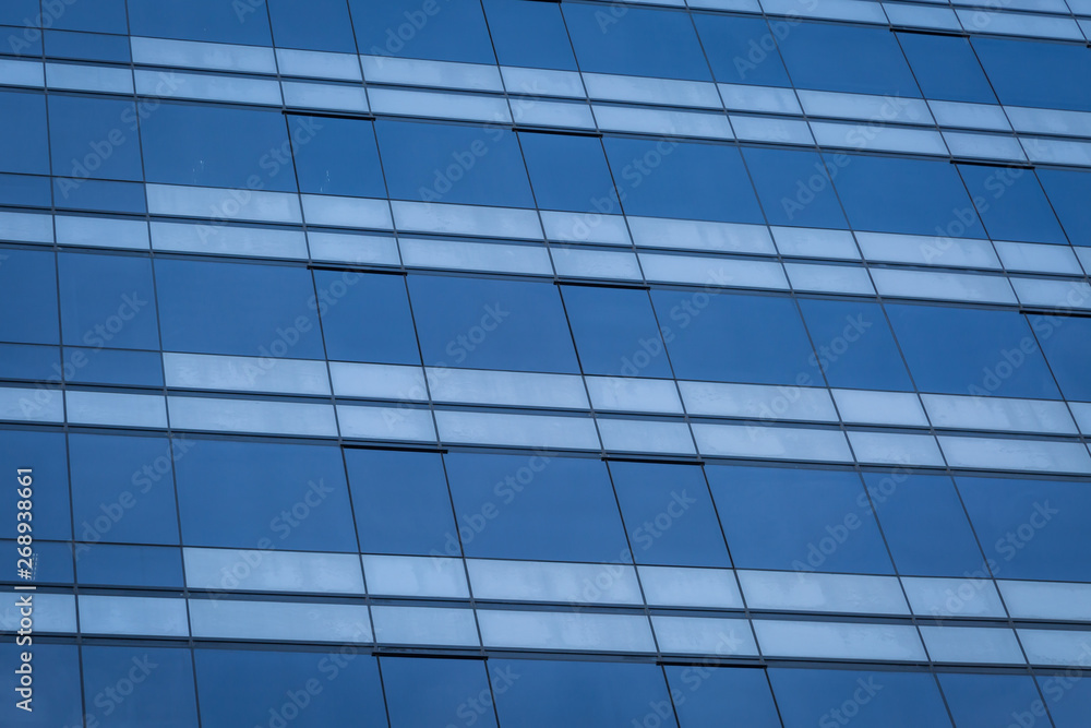 Glass windows of modern office building Glass windows of modern office building