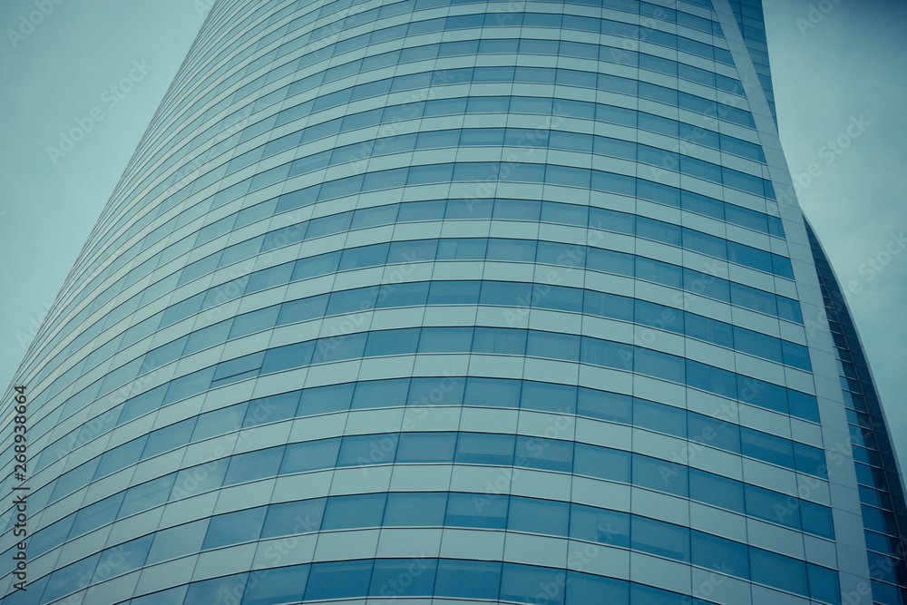 Glass windows of modern office building Glass windows of modern office building