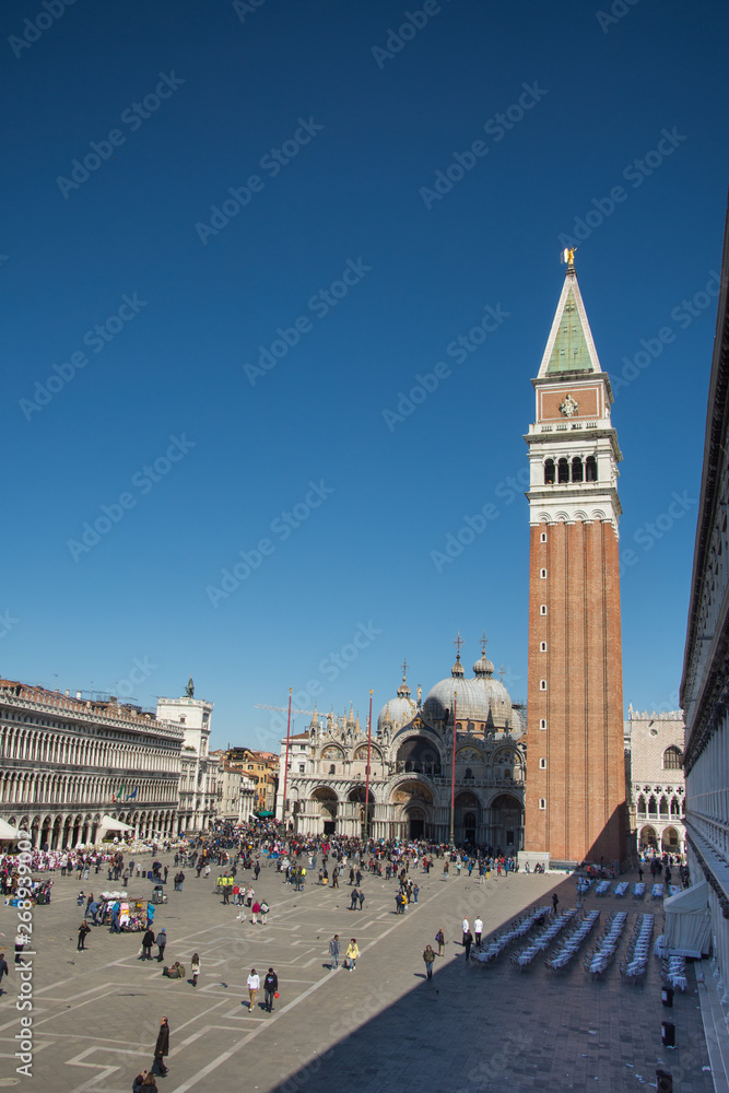 Campanile di San Marco in Venice,Italy,2019