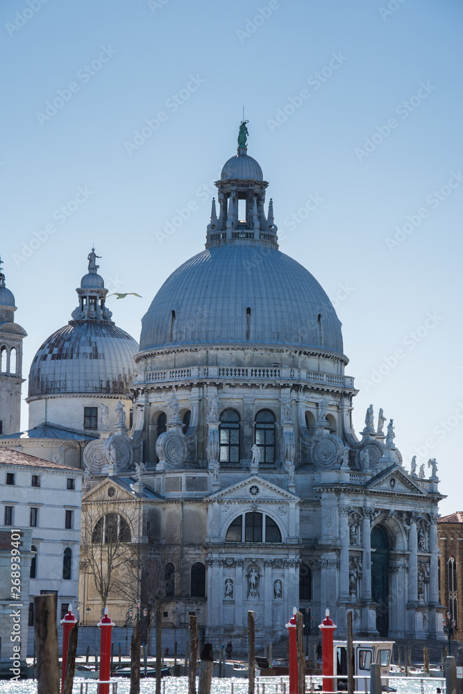  Basilica Santa Maria della Salute in Venice,march, 2019