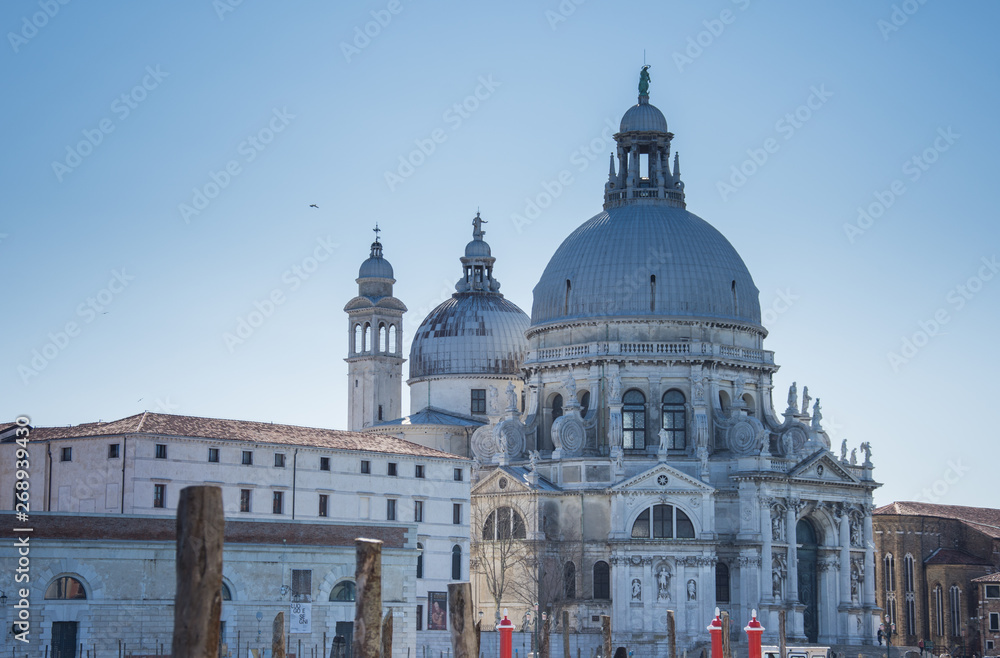  Basilica Santa Maria della Salute in Venice,march, 2019