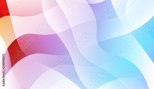 Geometric Pattern With Lines  Wave. For Your Design Wallpapers Presentation. Vector Illustration with Color Gradient.