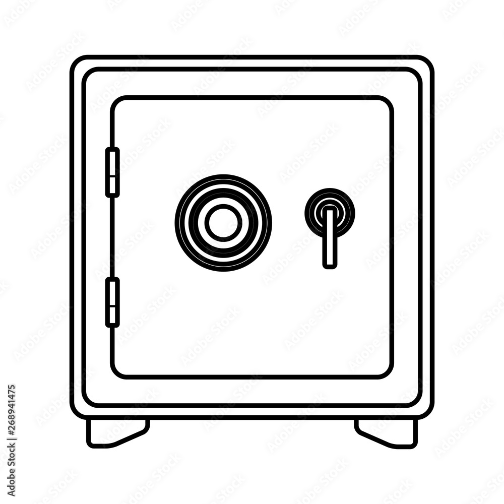 safe box icon black and white safe box icon black and white