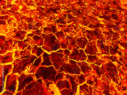 red lava and texture background.