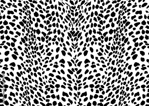 Cheetah skin pattern design. Cheetah spots print vector illustration background. Wildlife fur skin design illustration for print, web, home decor, fashion, surface, graphic design