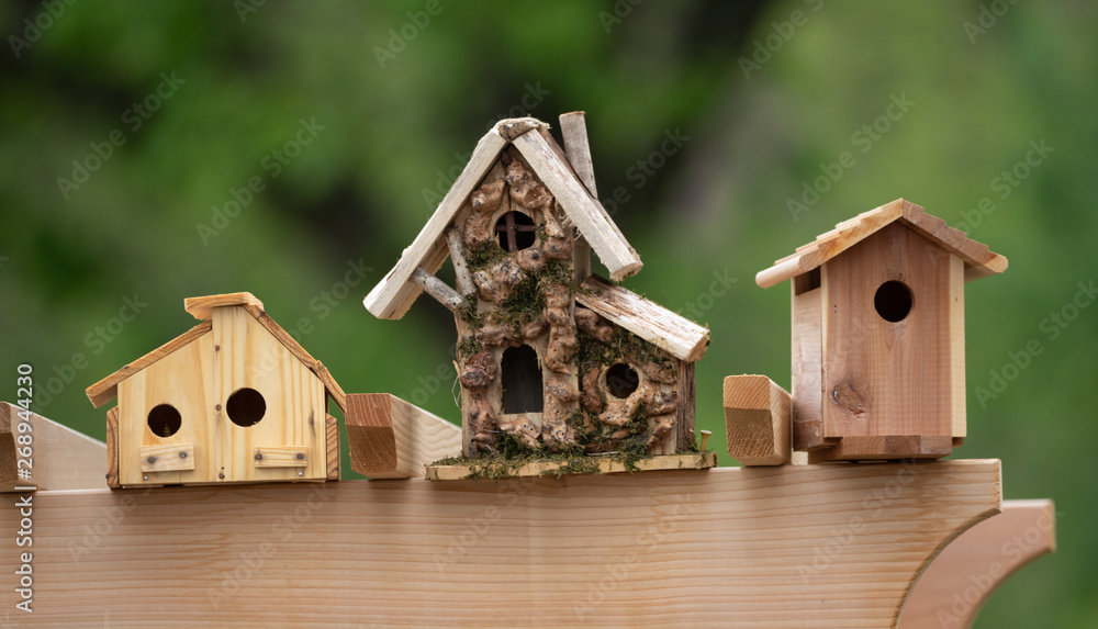new bird houses are waiting for visitors new bird houses are waiting for visitors