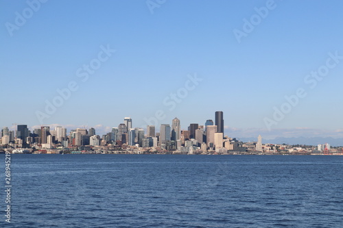 View of a big city from water © Lenar
