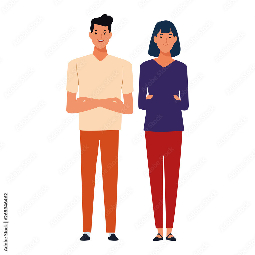 couple avatar cartoon character couple avatar cartoon character