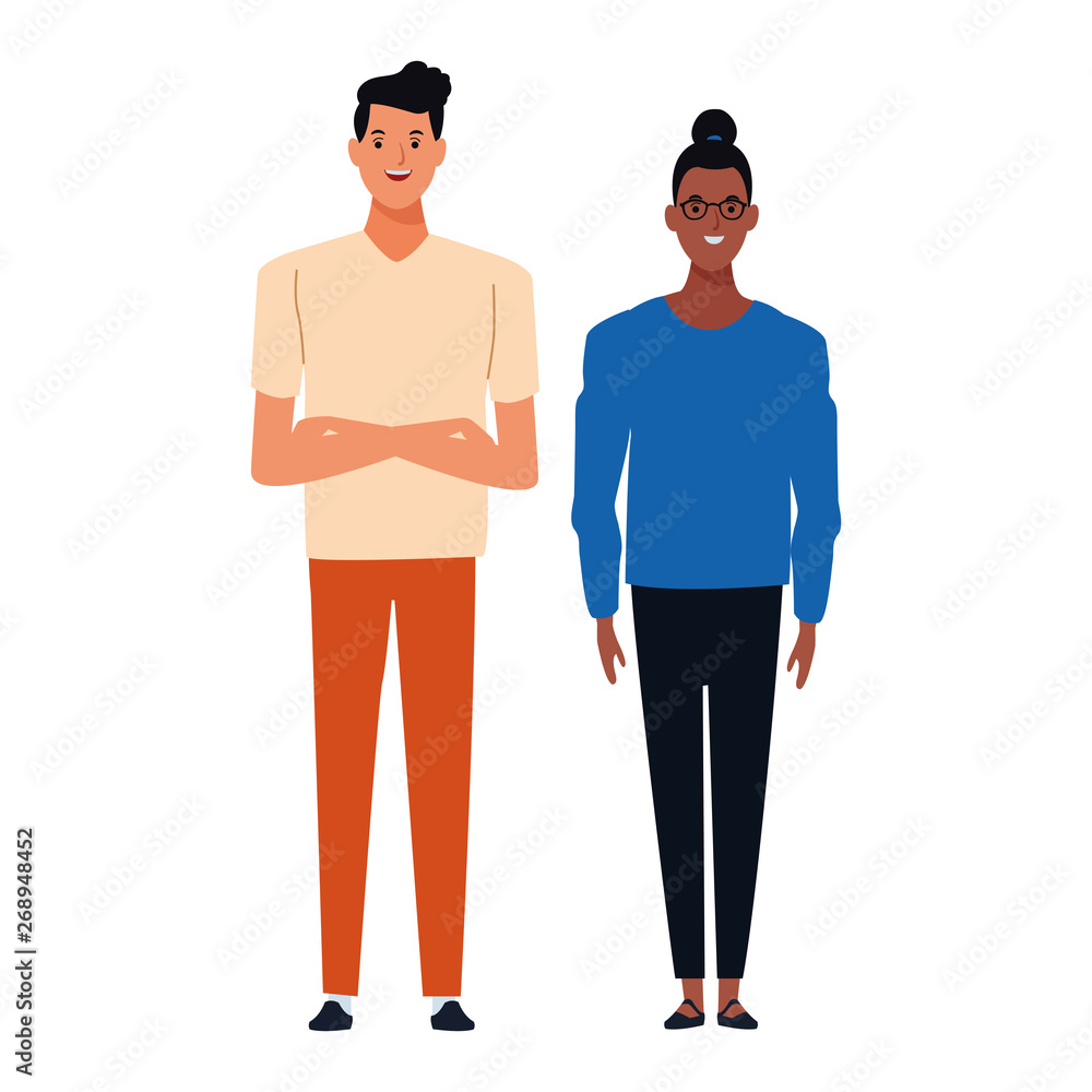 couple avatar cartoon character couple avatar cartoon character