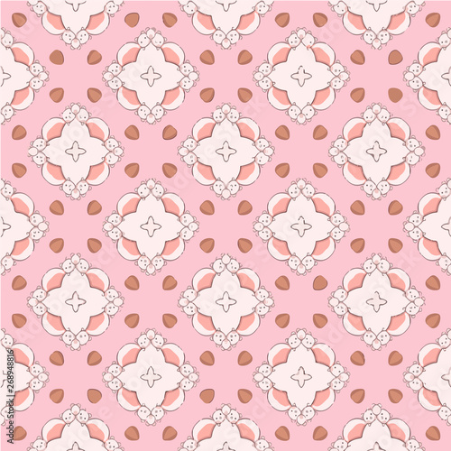 Luxury abstract seamless pattern background. for wrapping paper, wallpaper, carpet, and textile