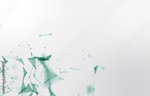 Internet connection, abstract of science and technology graphic design. 3D Rendering.