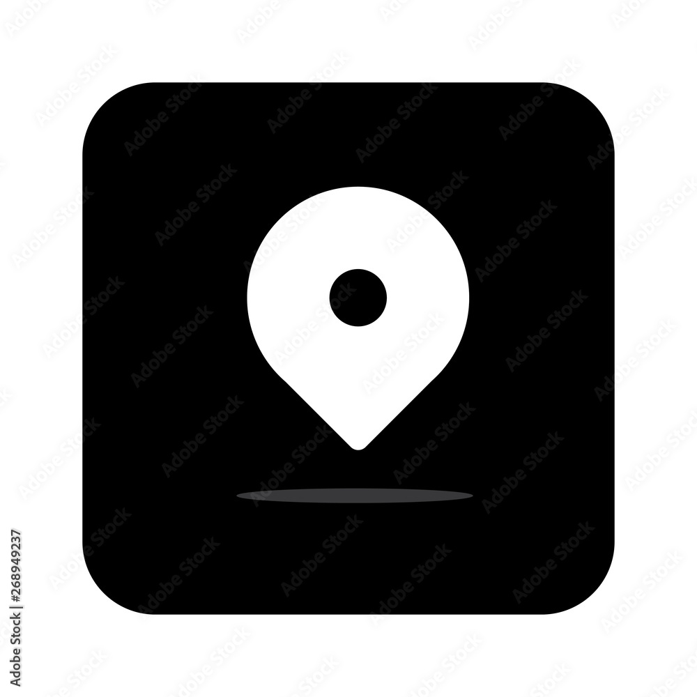 Maps pin. Location map icon. Location pin. Pin icon vector. - Vector Maps pin. Location map icon. Location pin. Pin icon vector. - Vector
