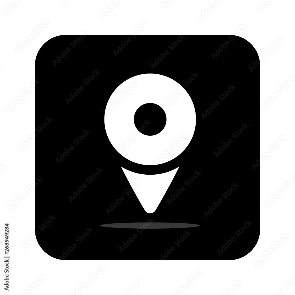 Maps pin. Location map icon. Location pin. Pin icon vector. - Vector Maps pin. Location map icon. Location pin. Pin icon vector. - Vector