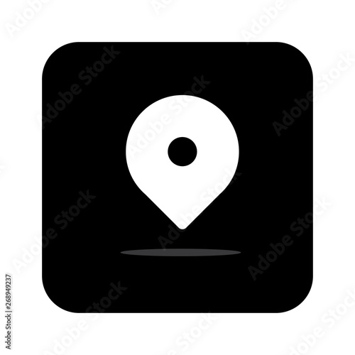 Maps pin. Location map icon. Location pin. Pin icon vector. - Vector